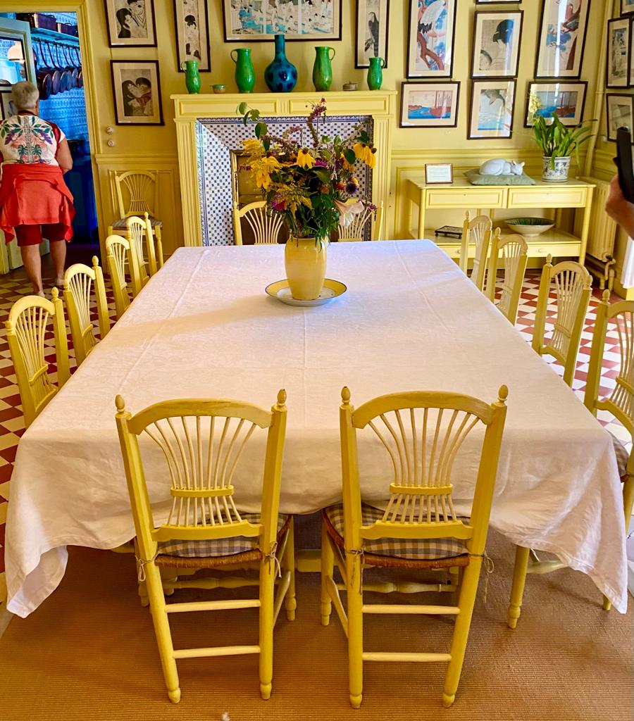 la casa museo di monet a giverny la sala da pranzo