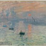 L'Impression Soleil Levant, Claude Monet costa alabastro