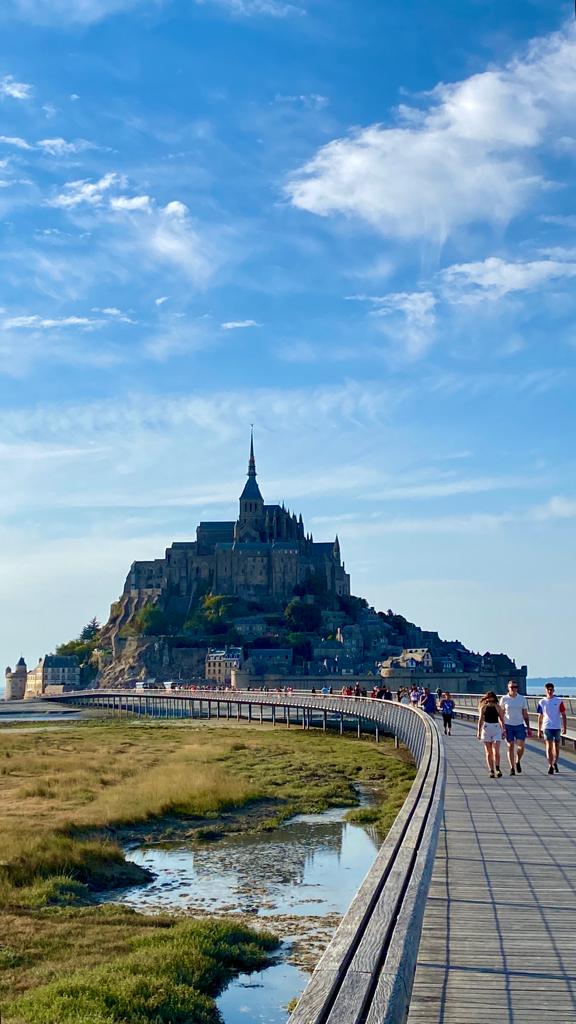 Abbazia di Mont Saint Michel nomadi in normandia