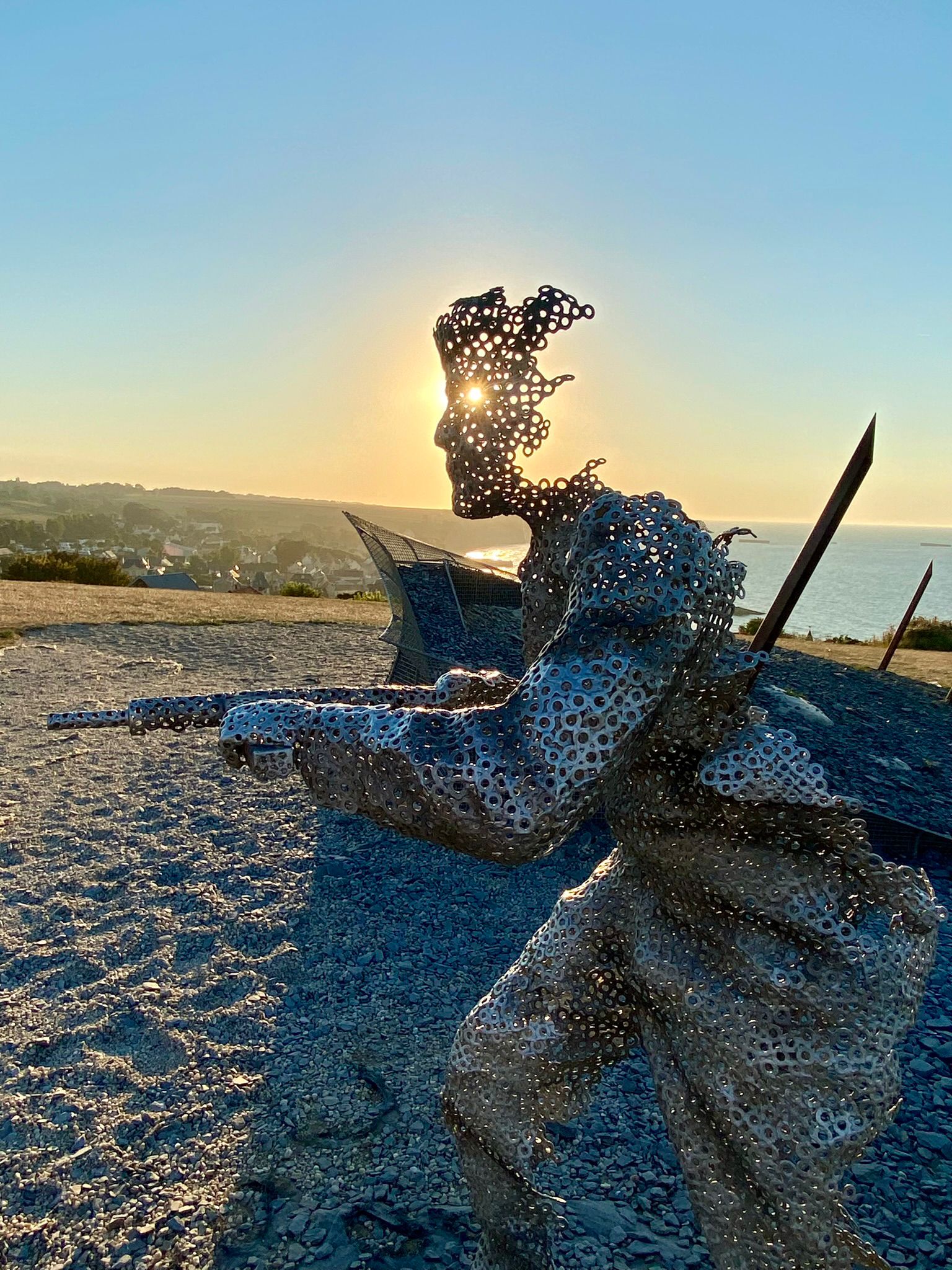 Monumento ai caduti dello sbarco in normandia ad Arromanche