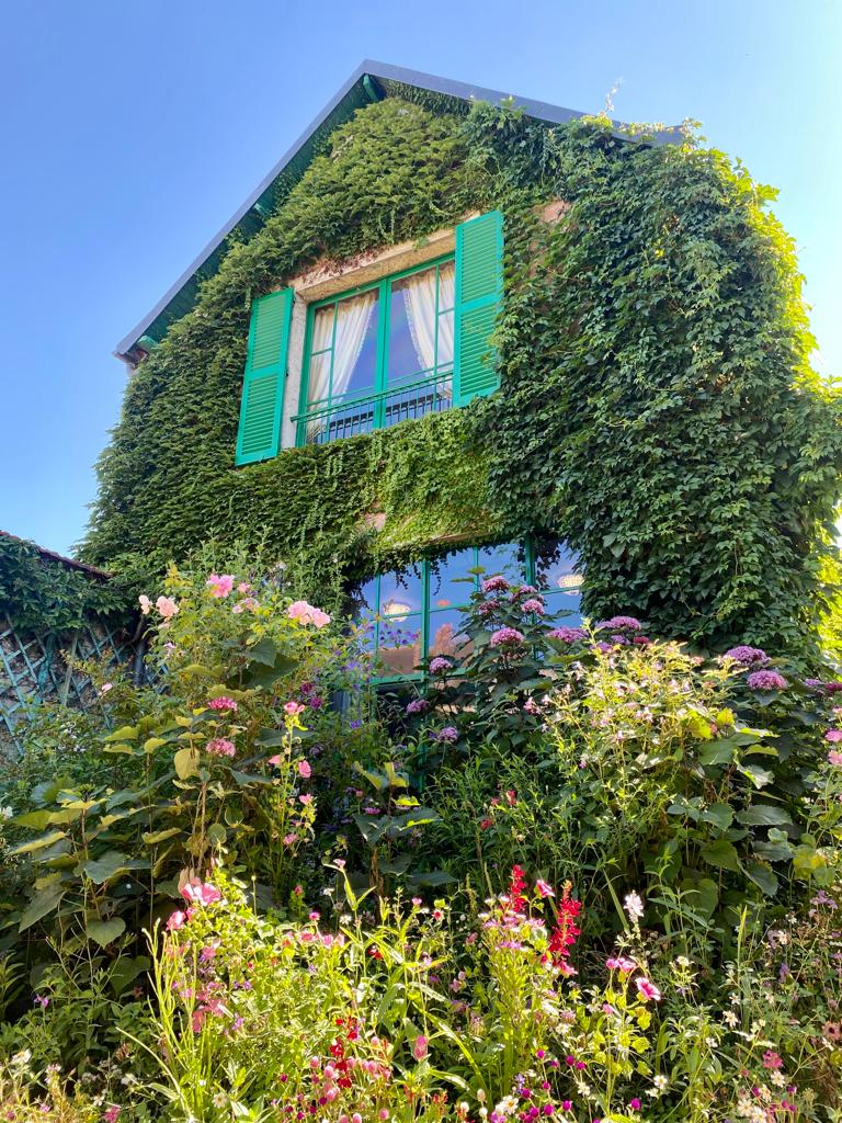 ingresso casa museo di monet a giverny_i fiori 1