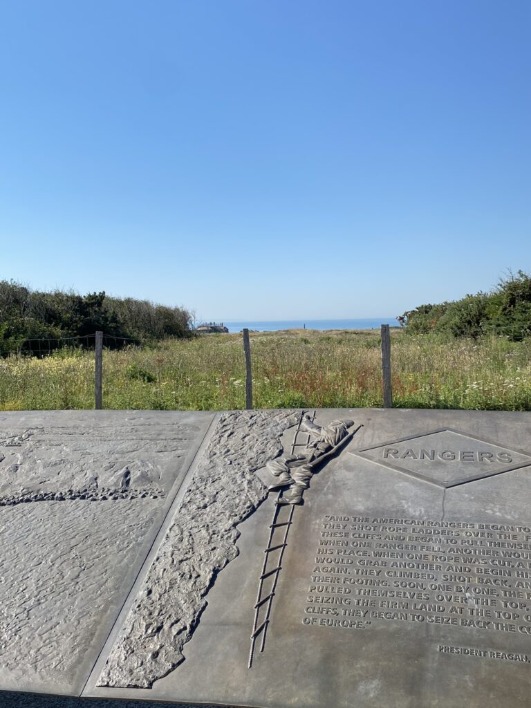 monumento rangers pointe du hoc nomadi in normandia luoghi dello sbarco